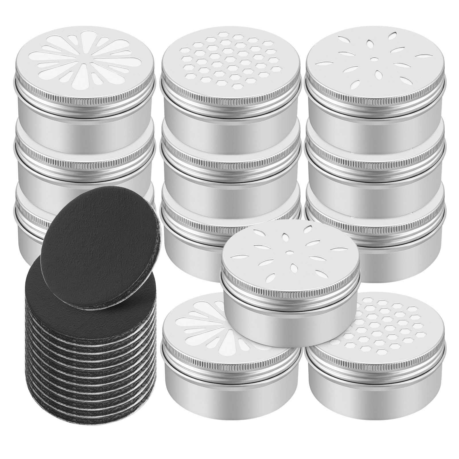 12 Pcs Dog Scent Training Kit: Pet Scent Work For Dogs Equipment Dog Scent Training Box Dog Skent Work Tins with Magnetic Dots Aluminum Dog Nose Work Containers Smell Metal Tins for Dog Training