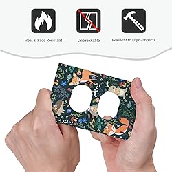 Tewujay Decorative Outlet Cover 1 Gang Cute Animals