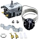 800393, 800306 Temperature Control Kit Compatible with True Refrigerators | Fits GDM-23 GDM-26 GDM-49 GDM-72 GDM-12 T-23 T-49 T-72, G4SM-23 G4SM-49, Replaces 077B6827 988283, 42" Coiled Bulb Thermostat