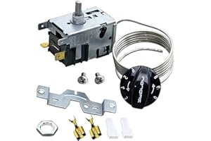 ENRUIEER 800393, 831932 Temperature Control Kit, Compatible with True Refrigerators and Freezer TC/TSD/T/GDM/GEM/G4SM Series, Replaces 800306 461387 Refrigerator Parts Thermostat