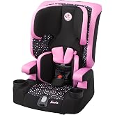 Disney Baby MagicSquad 3-in-1 Harnessed Booster Car Seat, Minnie Dot Party