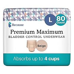 Because Premium Maximum Plus Pull Up Underwear for