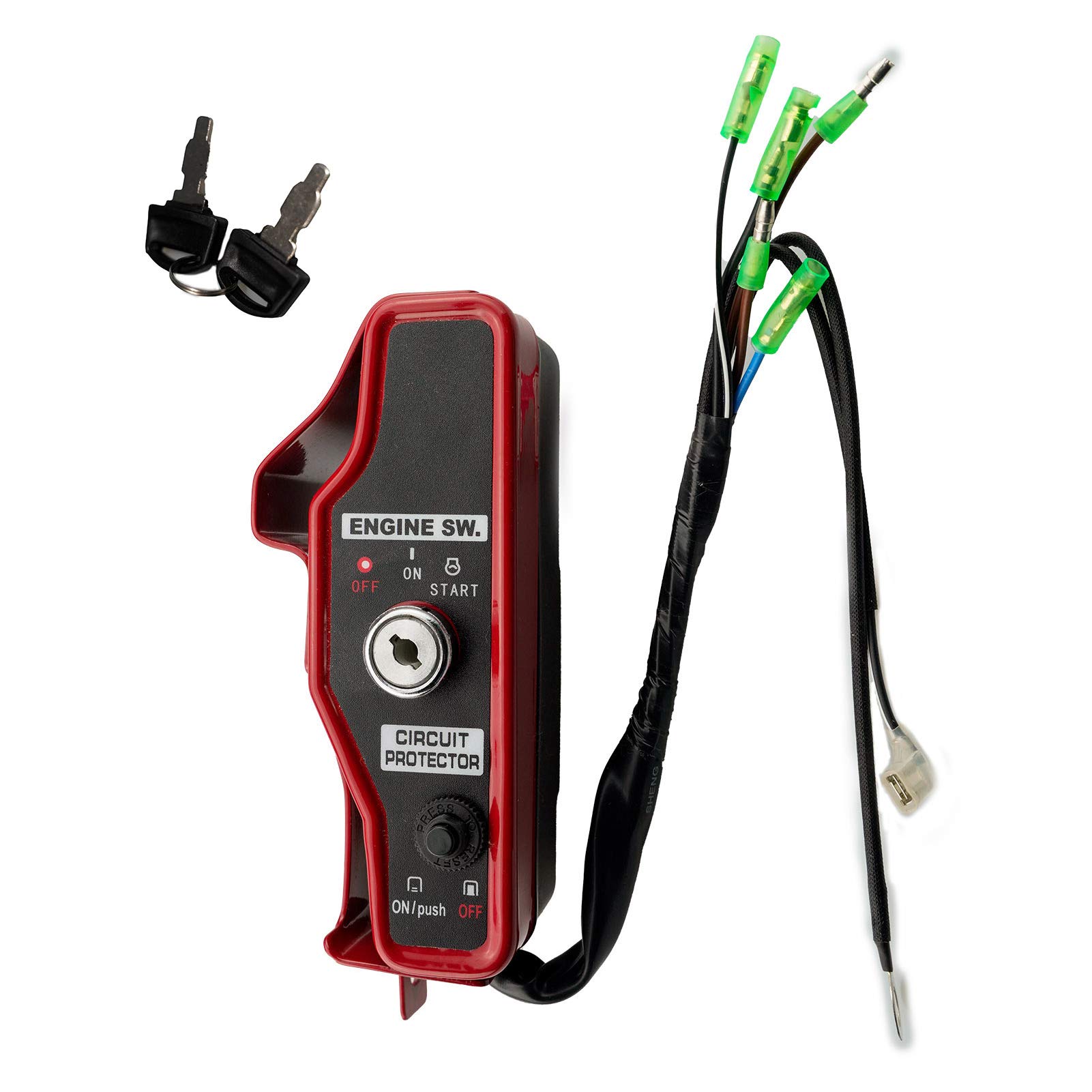 Photo 1 of HZ Ignition Switch Control Box with Key for Honda GX610 GX620 GX670 Engines