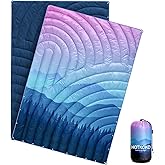 hotkoko Camping Blanket,Lightweight Down Alternative Puffy Blanket Packable Outdoor Blanket for Camping,Traveling, Stadium, Hiking, Picnics