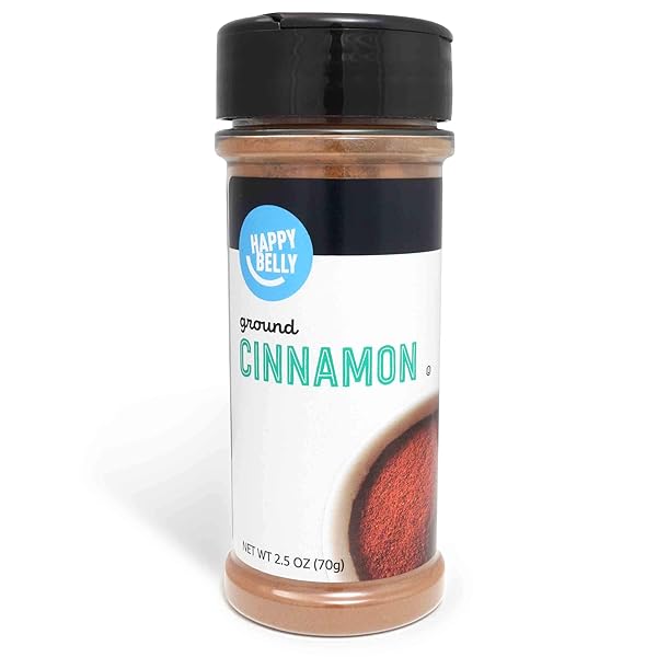 AMAZON BRAND – HAPPY BELLY CINNAMON GROUND, 2.5 OUNCE (PACK OF 1)