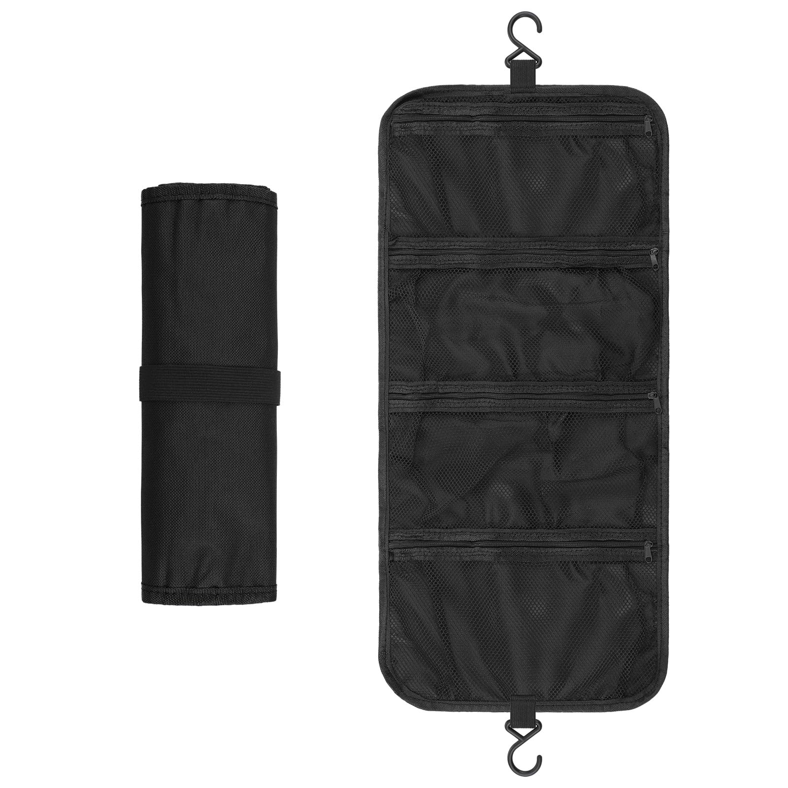 Photo 1 of Vincreem Dance Shoe Organizer Hanging 4 Mesh Pockets Portable Shoe Bag Travel Foldable Dance Hanging Organizer for Ballet Competition Accessories, Unisex-adult