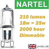 Nartel 10 Pack G9 28W 40W 240V Dimmable Eco Halogen Clear Bulbs Lamps Capsules view 4