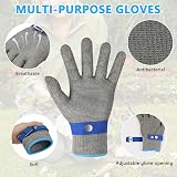 flintronic Cut Resistant Gloves A9 Level 9 Stainless Steel Mesh XL view 5