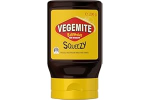 Vegemite Squeezy Spread – 200g Bottle – Convenient Squeeze Format – Rich in B Vitamins – Made in Australia