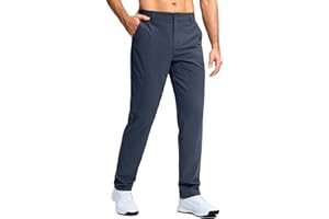 G Gradual Mens Golf Pants Stretch Dress Casual Pants 30"/32"/34" Lightweight Work Travel Slacks for Men with 4 Pockets