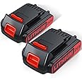 3500mAh LBXR20 Battery for Black and Decker 20V Battery Replacement 20Volt Max Lithium-ion LB20 LBXR20 LBXR2020 20V Lithium-ion Weed Eater Trimmer Cordless Tool Battery 2Pack Just for Black and Decker