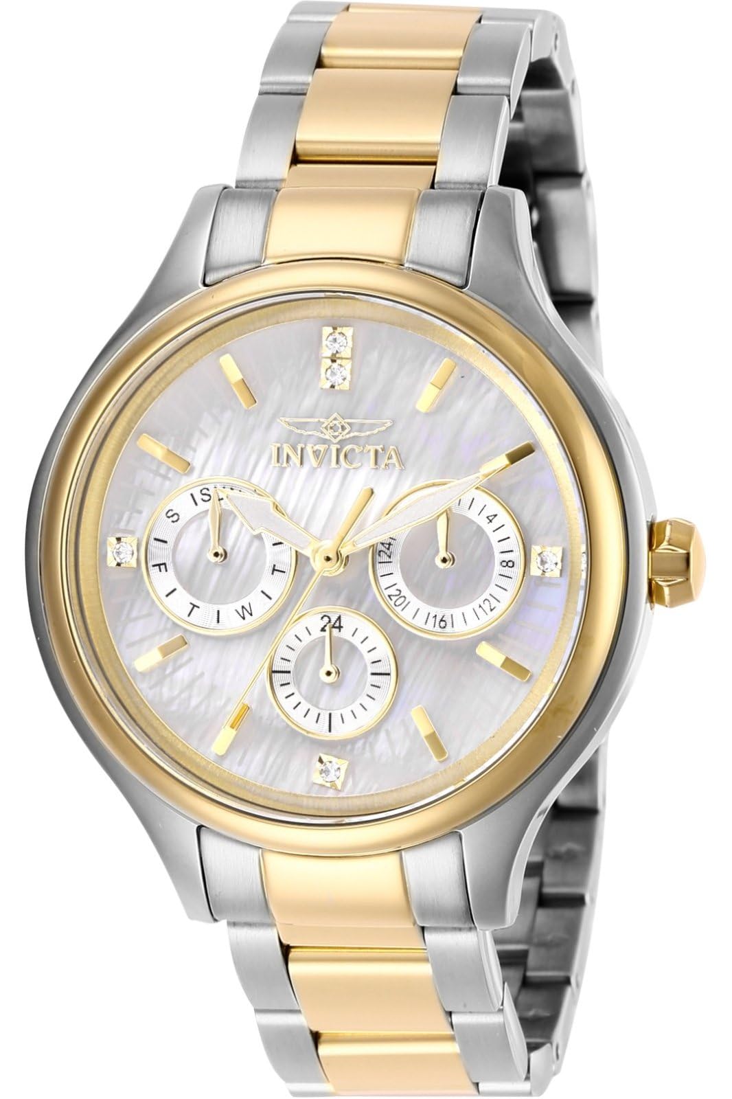 INVICTA Women's Analogue Quartz Watch with Stainless Steel Strap 28655