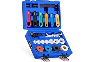 Orion Motor Tech Master Quick Disconnect Tool Set, 25pc Line Disconnect Tool Kit for A/C Fuel & Transmission Systems, Fuel Li