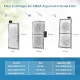 AQQA 8 Pack Aquarium Filter Cartridge Replacement (S) for Internal Filter view 7