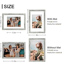 Vittanly 8x12 Picture Frame, Display Pictures 6x8