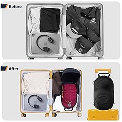 SCAVATA Hat Travel Case, Hard Carrying Baseball