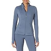 Amazon Essentials Women's Active FormFlex Buttery Soft Slim Fit Full Zip Jacket