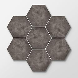 Alwayspon 12Pcs Hexagon LVT Flooring Peel and Stick