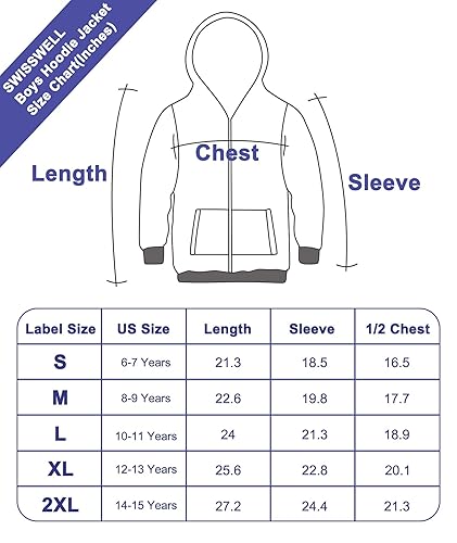 Sherpa Lined Boys Hoodie Boys Hoodies Jvini Men's Heavy Duty Ultra