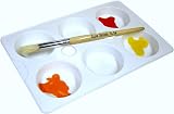 Major Brushes 6 Well Economy Palette 1 Palette 23x15 cm Plastic view 4