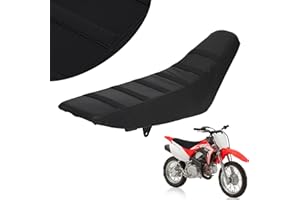 USTPO Dirt Bike Seat Cover Particle Surface Universal for CRF XR RM KX KLX TTR PW Hawk 250 SSR Apollo RFZ TAO TAO Thumpstar 50cc - 450cc Dirt Pit Bike Black