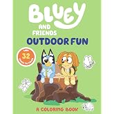 Bluey and Friends: Outdoor Fun: A Coloring Book