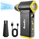 Compressed Air Duster, 210000RPM 8-Gear Adjustable Electric Air Duster with LED Display, 10,000mAh Rechargeable Air Blower for Keyboard, PC, Car and Home Cleaning, Jet Dry Blower Replace Canned Air