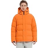 Orolay Men's Puffer Down Jacket with Detachable Hood Versatile Quilted Thicken Winter Jacket