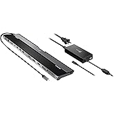 j5create USB-C Docking Station for up to 3 Displays with 100W PD Charger | HDMI, DisplayPort, VGA, 100W PD Charging, 1Gbps Ethernet | for MacBook Pro/Air, XPS, and More (JCD543P)