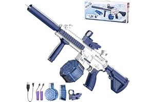 Electric Water Gun,Water Gun Toy,Squirt Gun Water Blaster up to 32 FT Long Range,Outdoor Pool Party Shooting Game Toy with 2 