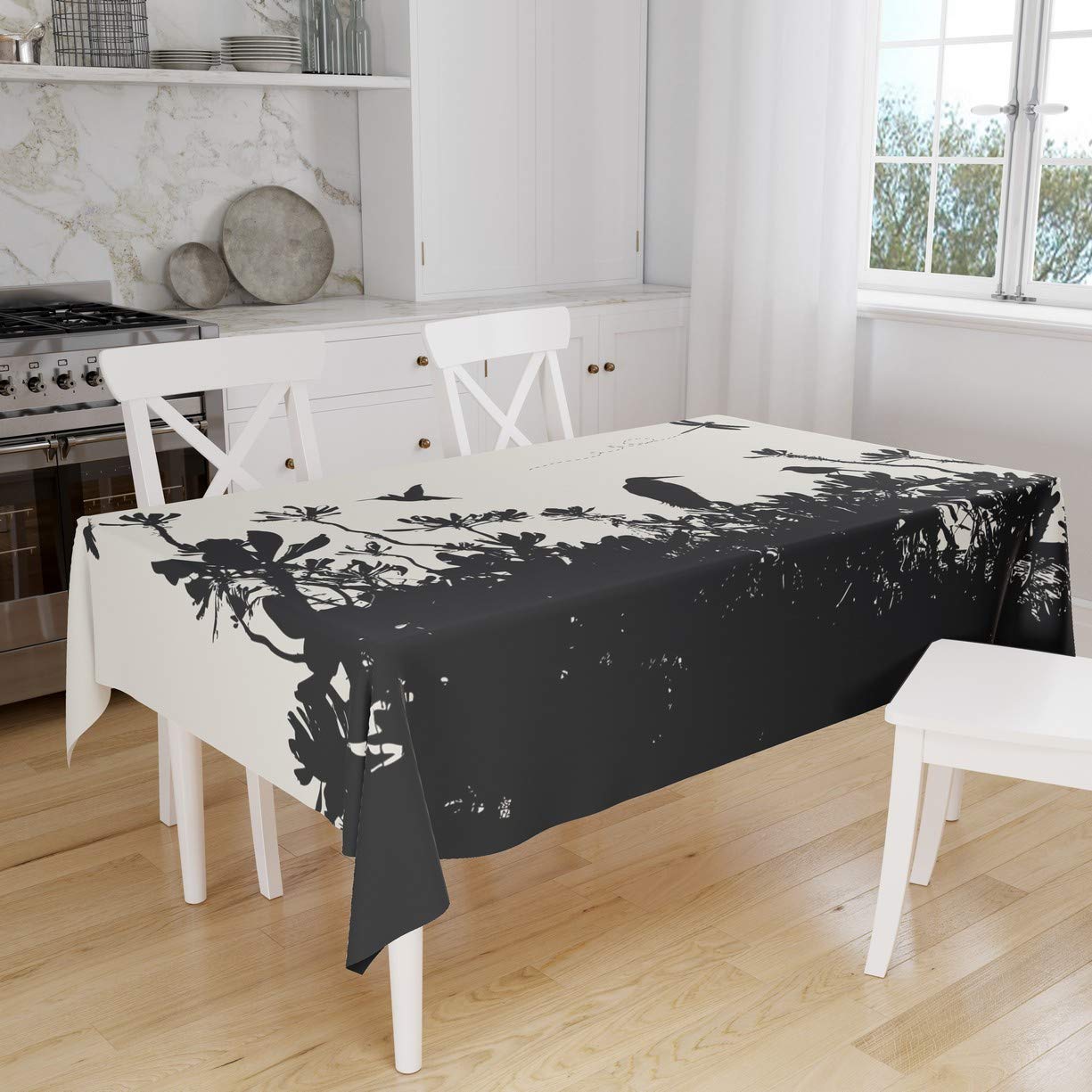 Bonamaison Kitchen Decoration, Tablecloth, 140cm x 160cm - Designed and Manufactured in Turkey