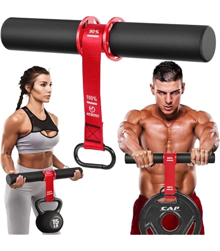 Accessoire Salle Sport Fitarc Barre De Poignet Et Avant-Bras - Entraîneur Force Préhension Avec Disques Olympiques 5,1 Cm
