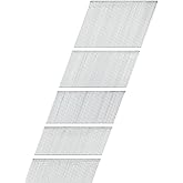 Korantek 16 Gauge Angled Finish Nails, 20-Degree,Galvanized Assorted Size Project Pack,for Pneumatic,Electric Angled Finish Nailer(2-1/2", 2", 1-3/4", 1-1/2",1-1/4",3000-Pack)