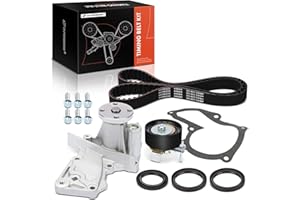 A-Premium Engine Timing Belt Kit with Water Pump Compatible with Ford Escape 2013-2015, Fusion 2013-2014, Transit Connect 201