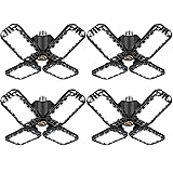 Tudoccy LED Garage Light 4 Pack, 120W Ultra Bright