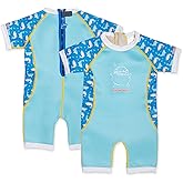 Cheekaaboo Warmiebabes Baby & Toddler Thermal Swimsuit 2mm Neoprene Wetsuit | UPF50+ Sun Protection, Snug Arm & Leg Bands | Keeps Infants & Kids Warm in Water (6 Months – 4 Years)