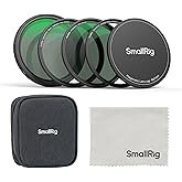 SmallRig 5-in-1 Magnetic 67mm Lens Filter Kit: VND + CPL + Black Mist 1/4 + Threaded Adapter Ring + Magnetic Lens Cover + Storage Bag + Cleaning Cloth, Magnetic Filter Set for Phone Camera Lens - 4726