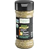 Frontier, Salt Free Organic Seasoning Lemon Pepper, 2.5 Oz