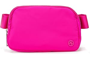 Pander 1L Fanny Pack Everywhere Belt Bag, Bum Bag Crossbody Bags for Women with Adjustable Strap (Sonic Pink)