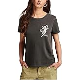Lucky Brand Womens Lucky Brand Classic Crew Neck Tee