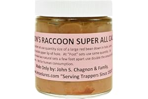 LENON LURES Lenon's Raccoon Super All Call Lure 8 oz Jar Long Liner Trapper’s Special