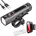 Gift Bundle: Fenix BC26R 1600 Lumen Rechargeable Bike Light with BC05R V2.0 Bike Safety Taillight, with Lumentac Organizer