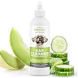 4-in-1 Dog Ear Cleaner - Vet Formulated Cleansing Solution + Aloe Vera for Removing Wax, Debris & Odor in Pets. Supports Infe