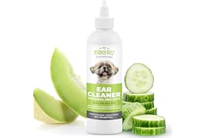 Mighty Petz Dog Ear Cleaner – Pet Ear Wash to Support Itchy, Infection Prone Ears, Yeast and Wax. Advanced & Gentle Otic Cleaning Solution. Ear Drops for Dogs and Cats - 8 oz