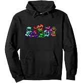 Poppy Playtime Smiling Critters Off Color Ruined Group Shot Pullover Hoodie