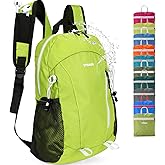 VPBAGE 15L Water-resistant Hiking Daypack, Small Backpack Travel Outdoor, Lightweight Day Pack with Tool Loops