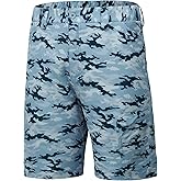 BASSDASH 10.5” Mens Fishing Cargo Shorts Quick Dry UPF 50+ Water Resistant FP01M