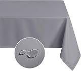 Deconovo Water Resistant Rectangular Tablecloth 59x79in Oxford Fabric view 9
