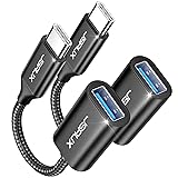 JSAUX USB C to USB 3.0 Adapter [2 Pack], USB C Male