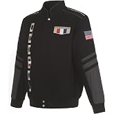 JH DESIGN GROUP Men's Chevy Camaro Embroidered Cotton Twill Jacket